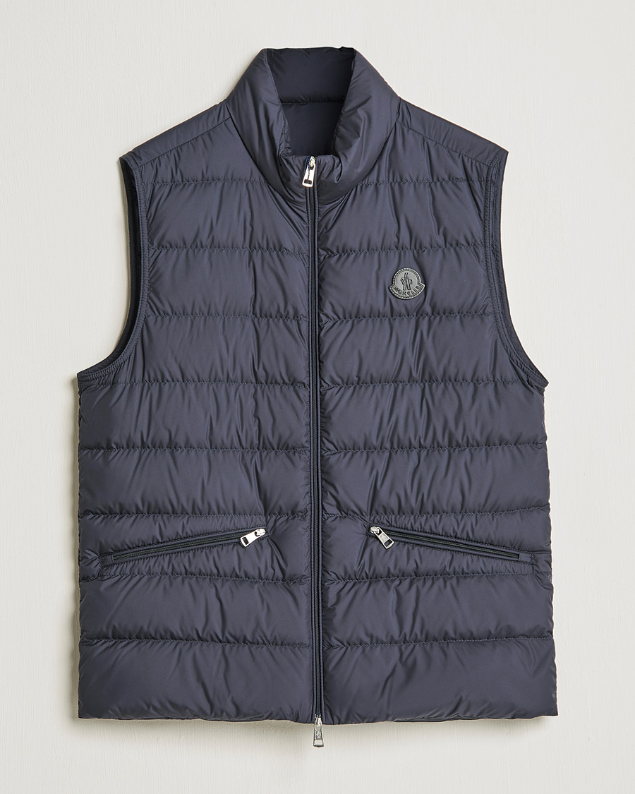 Men | Coats & Jackets | Moncler | Treompan Down Gilet Navy