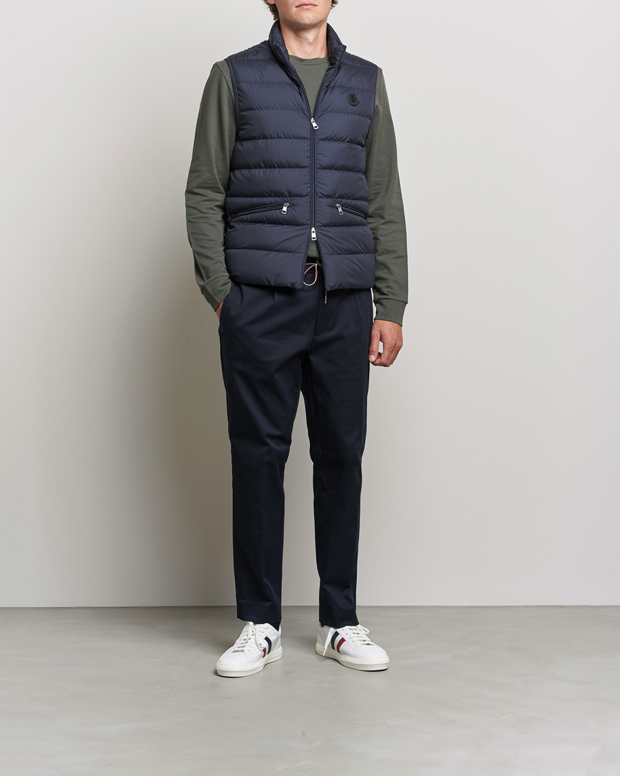 Men | Coats & Jackets | Moncler | Treompan Down Gilet Navy