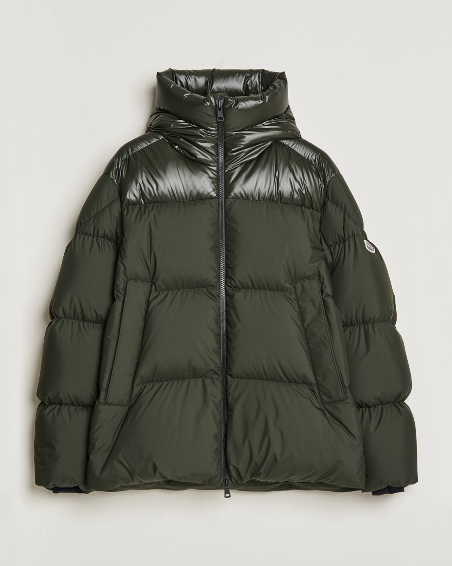 Men | Coats & Jackets | Moncler | Damavand Down Jacket Dark Green