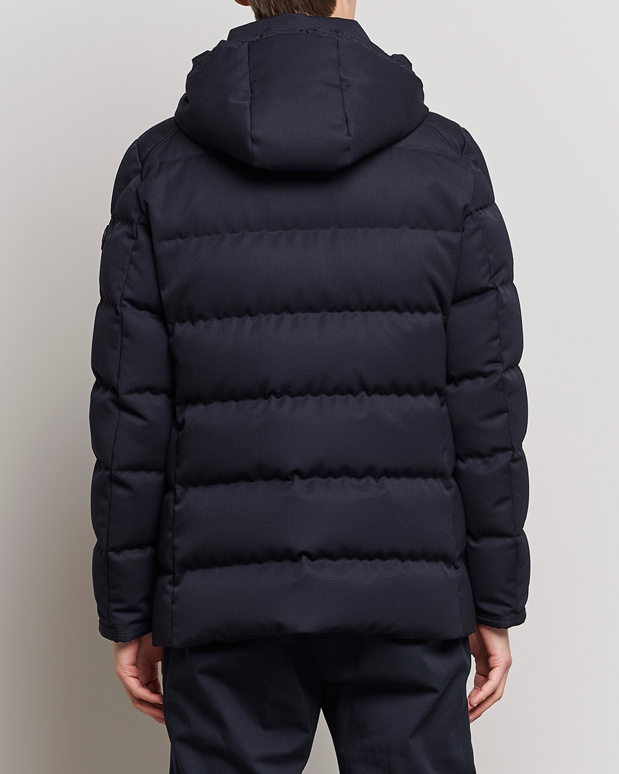 Men | Coats & Jackets | Moncler | Solidage Flannel Down Parka Navy