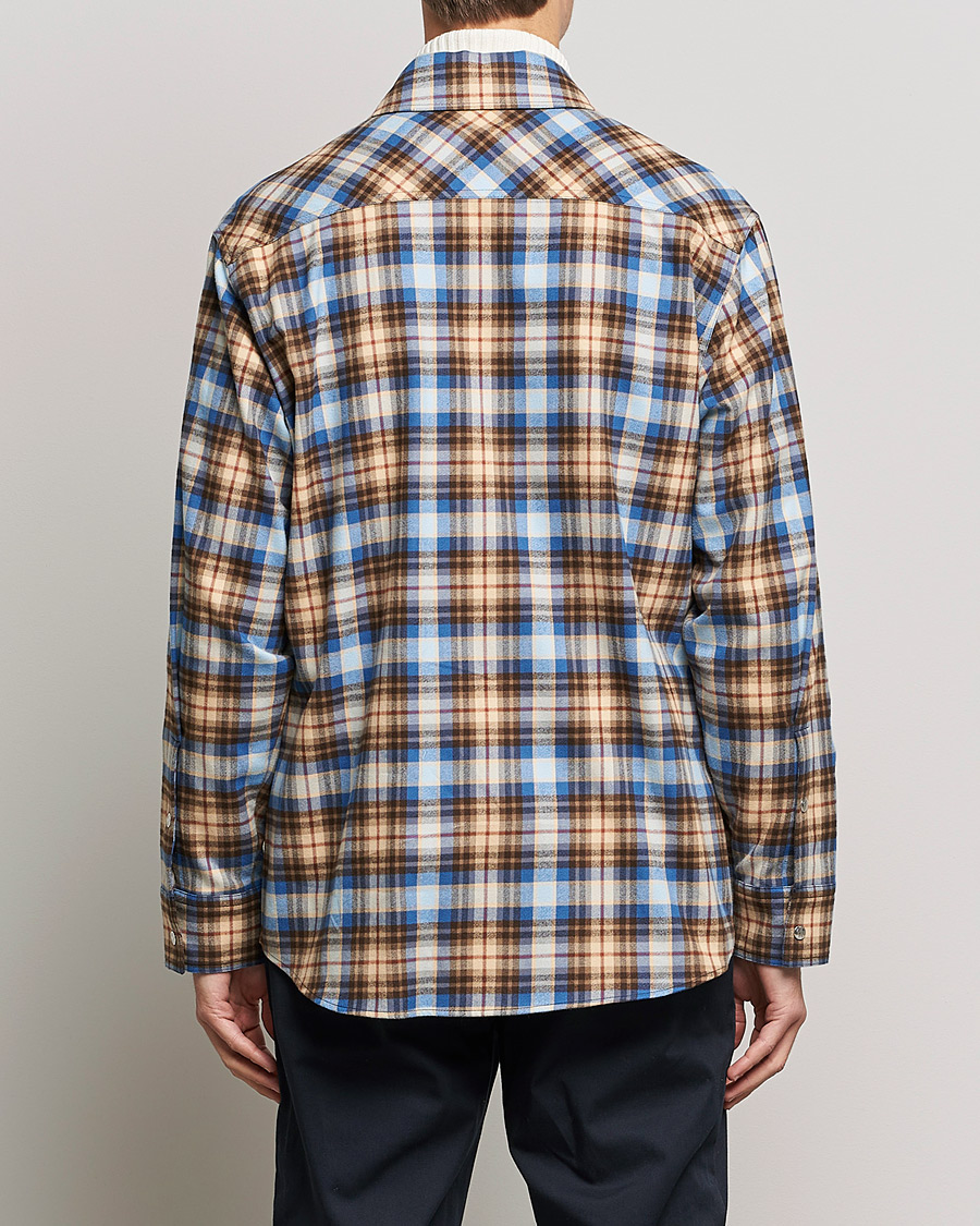Men | Shirts | Moncler | Checked Overshirt Beige