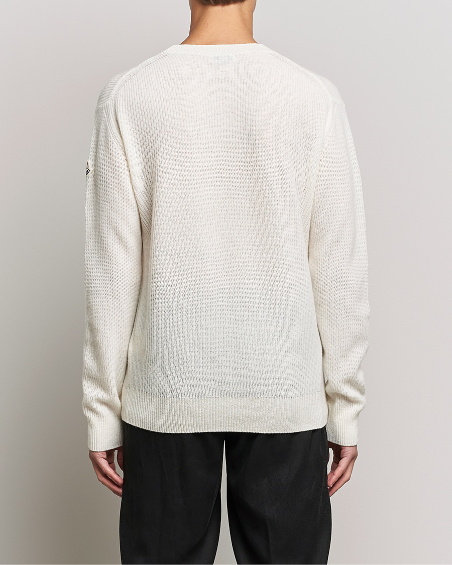 Men | Sweaters & Knitwear | Moncler | Cashmere Crew Neck Sweater White