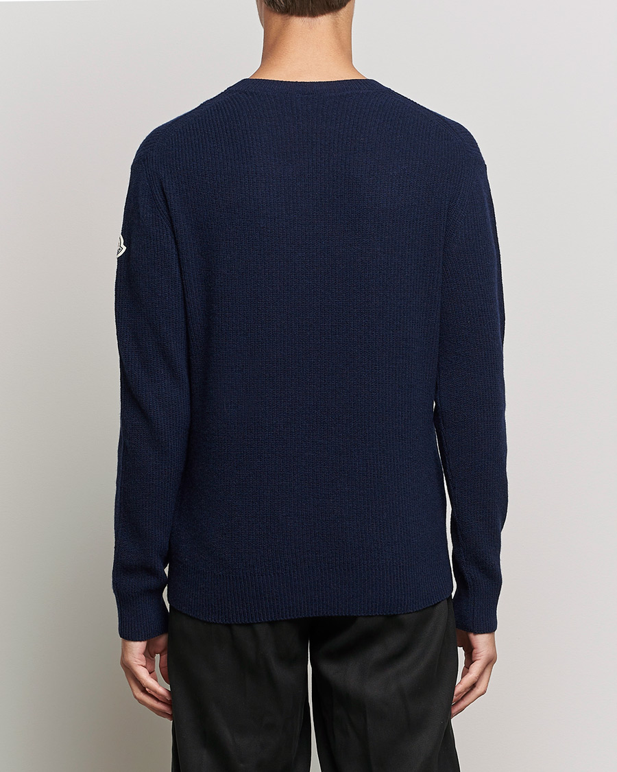 Men | Sweaters & Knitwear | Moncler | Cashmere Crew Neck Sweater Navy
