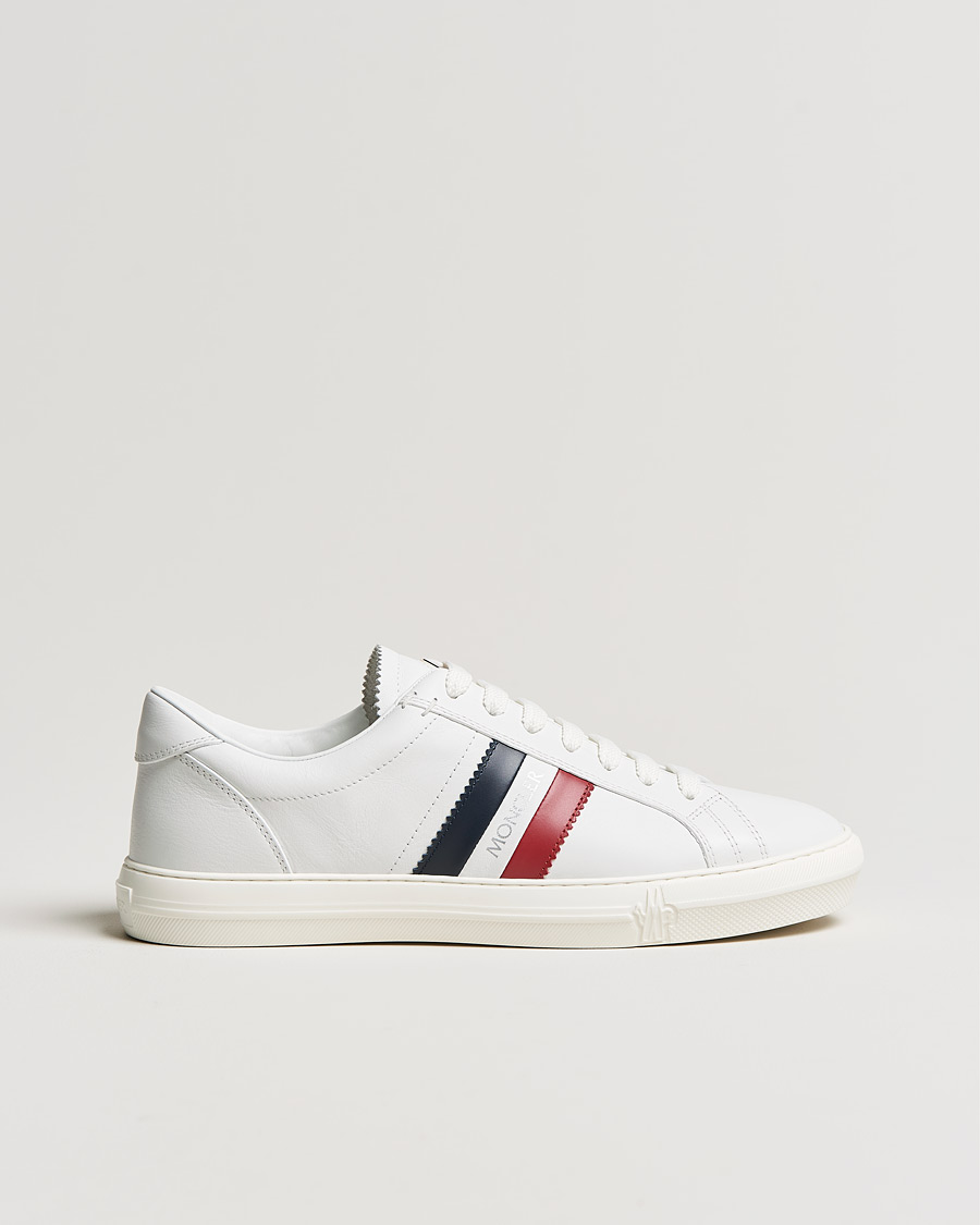 Men | Moncler Monaco Low Top Sneakers White | Moncler | Monaco Low Top Sneakers White