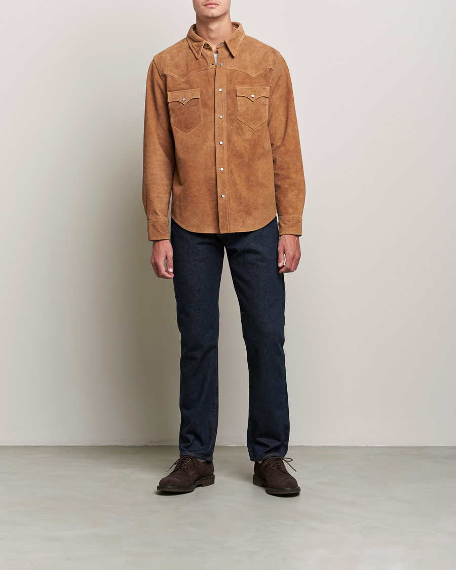 Men | Jeans | RRL | Slow Straight 5-Pocket Denim Once Washed