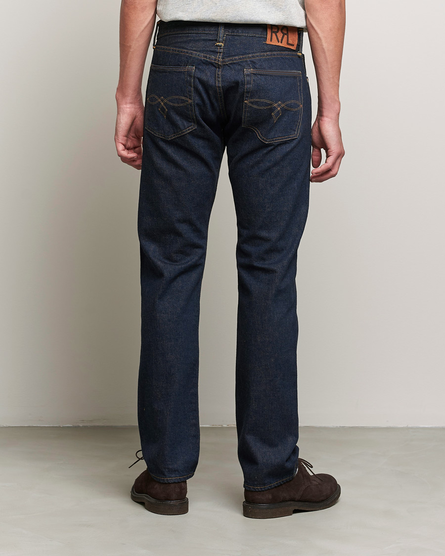 Men | Jeans | RRL | Slow Straight 5-Pocket Denim Once Washed