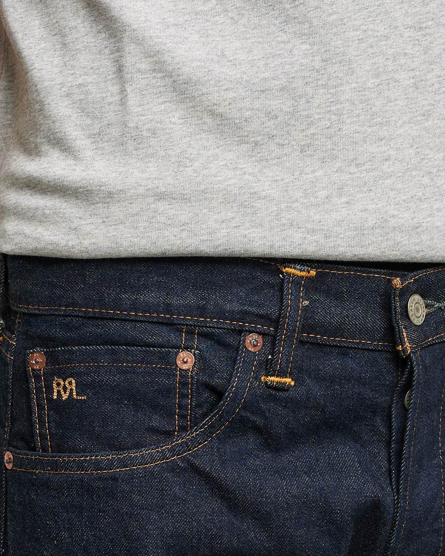 Men | Jeans | RRL | Slow Straight 5-Pocket Denim Once Washed