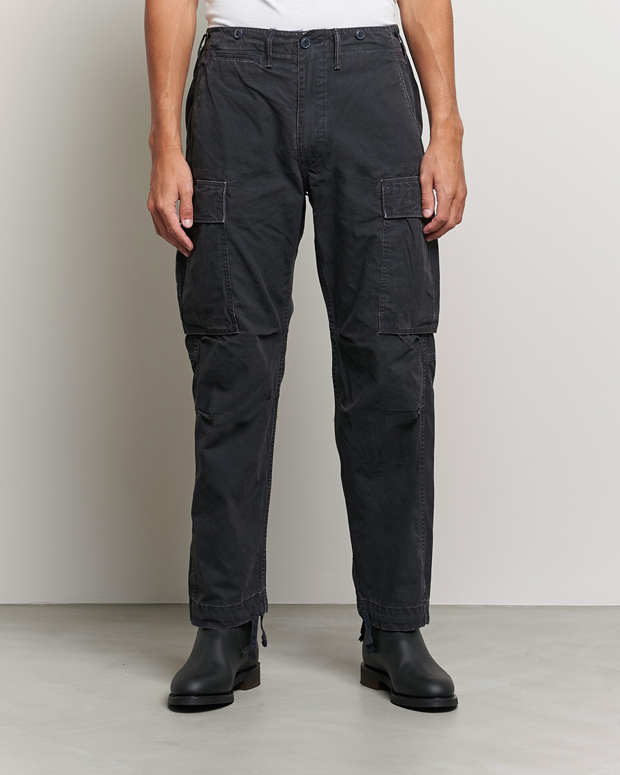 Men | Trousers | RRL | Surplus Cargo Pants Black