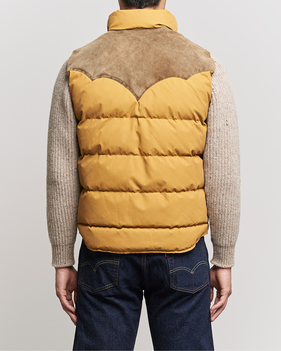 Men | Coats & Jackets | RRL | Milburn Quilted Vest Mountain Yellow
