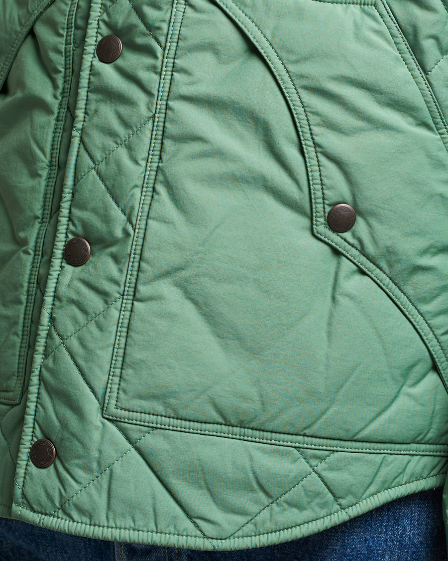 Men | Coats & Jackets | RRL | Helston Quilted Jacket Vintage Turquoise