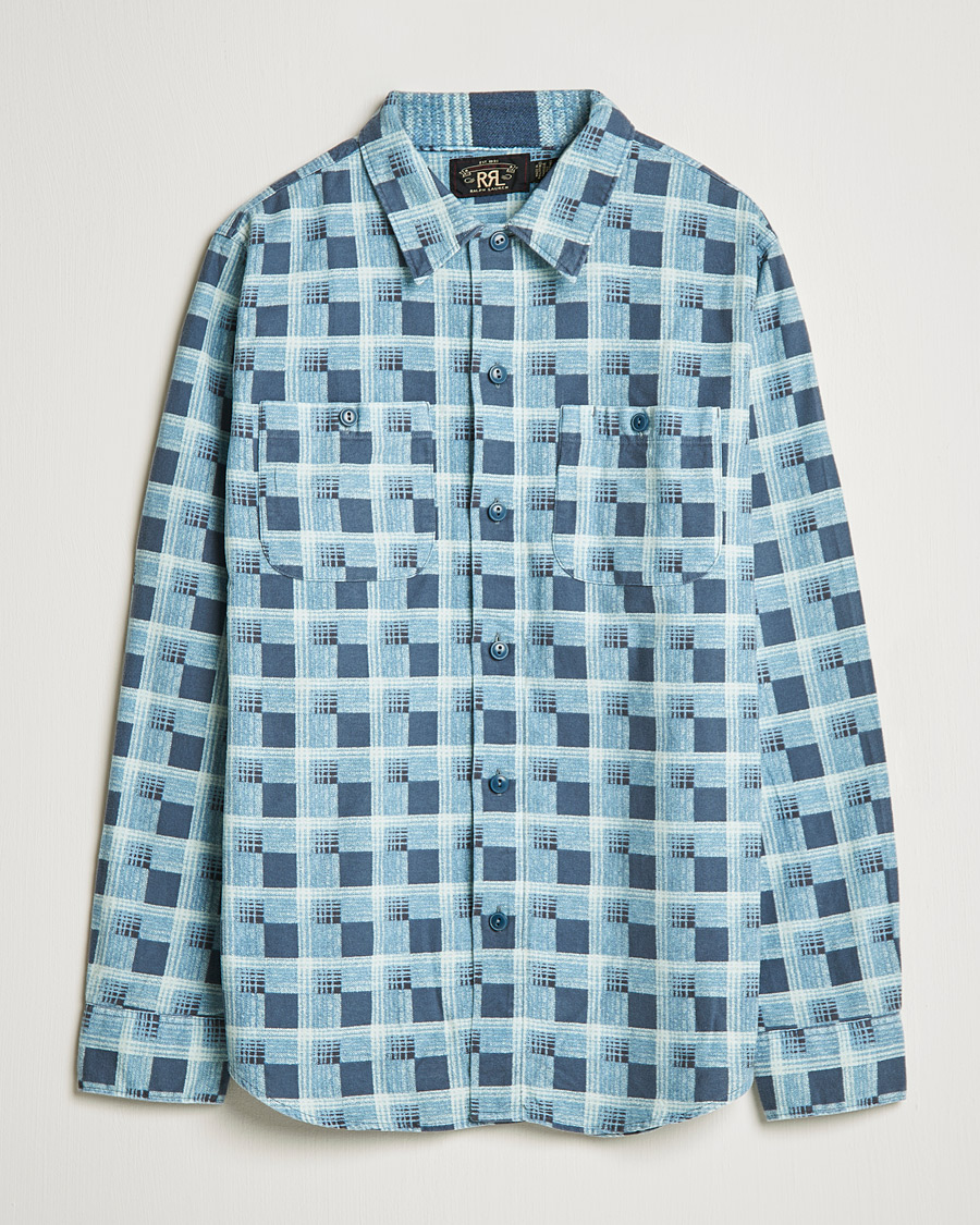 Men | Shirts | RRL | Universal Camp Shirt Blue Check