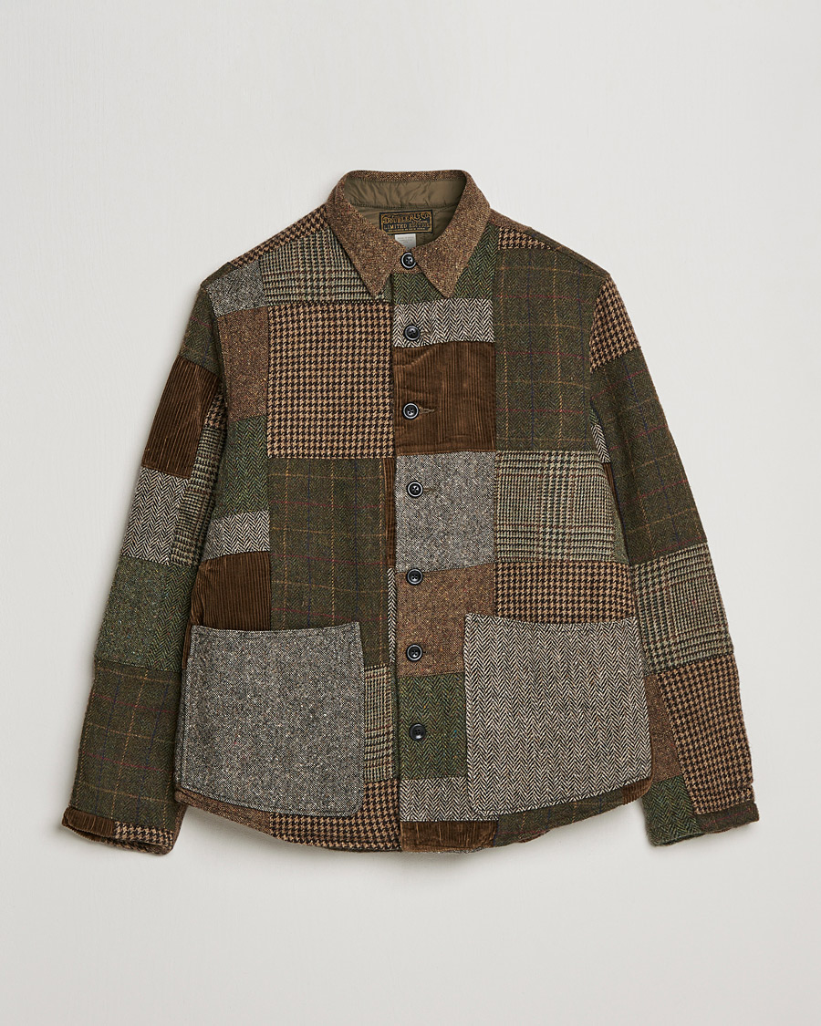 Men | Shirts | RRL | Townsend Patchwork Overshirt Tan