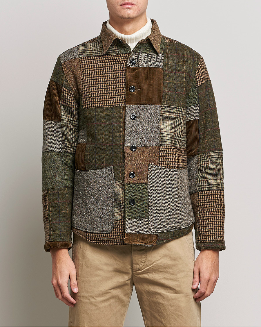 Men | Shirts | RRL | Townsend Patchwork Overshirt Tan