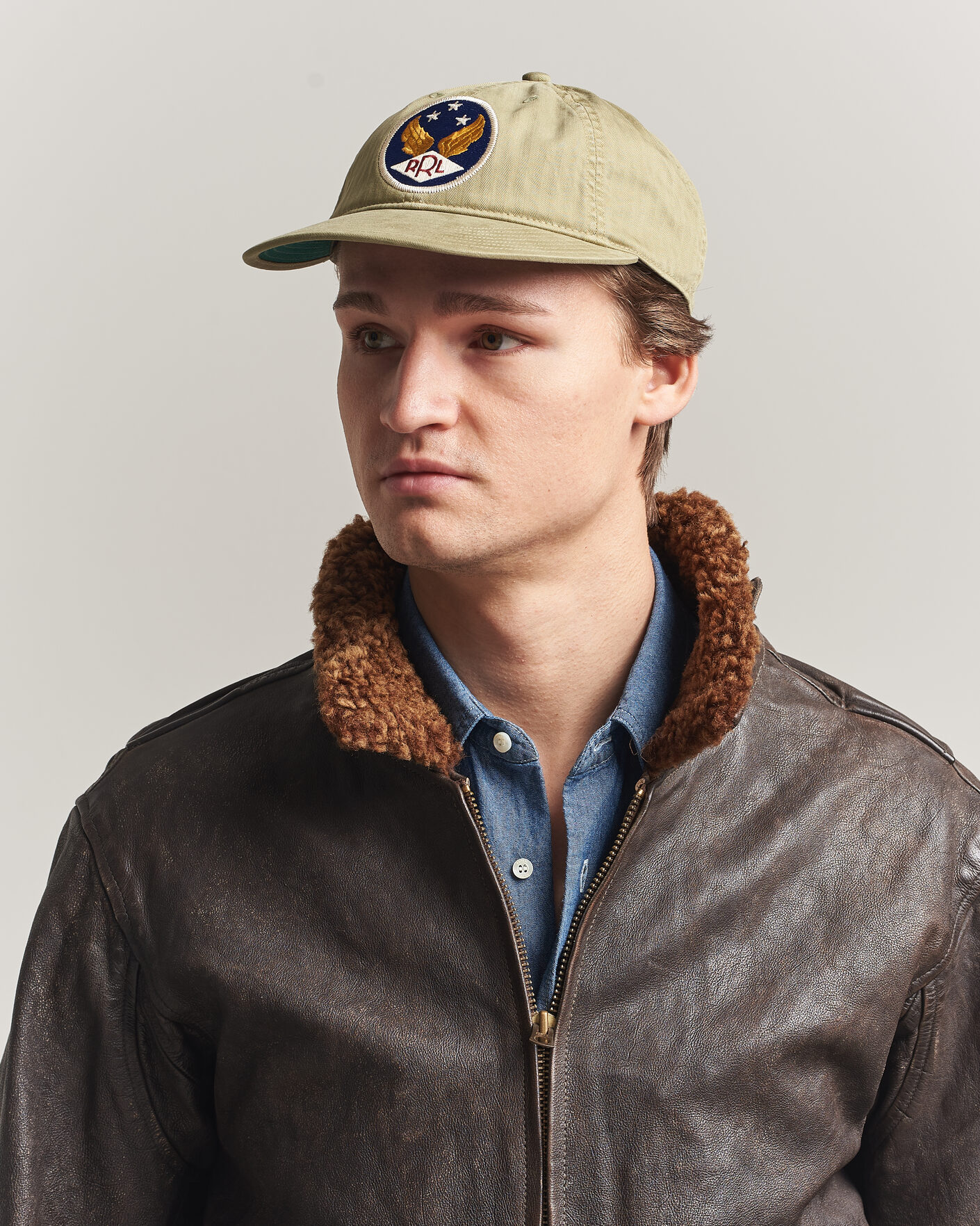 Men | Hats & Caps | RRL | Garment Dyed Ball Cap Beige