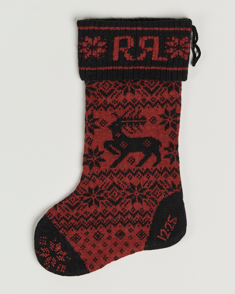 Men | Christmas Gift Ideas | RRL | Holiday Stocking Red/Black