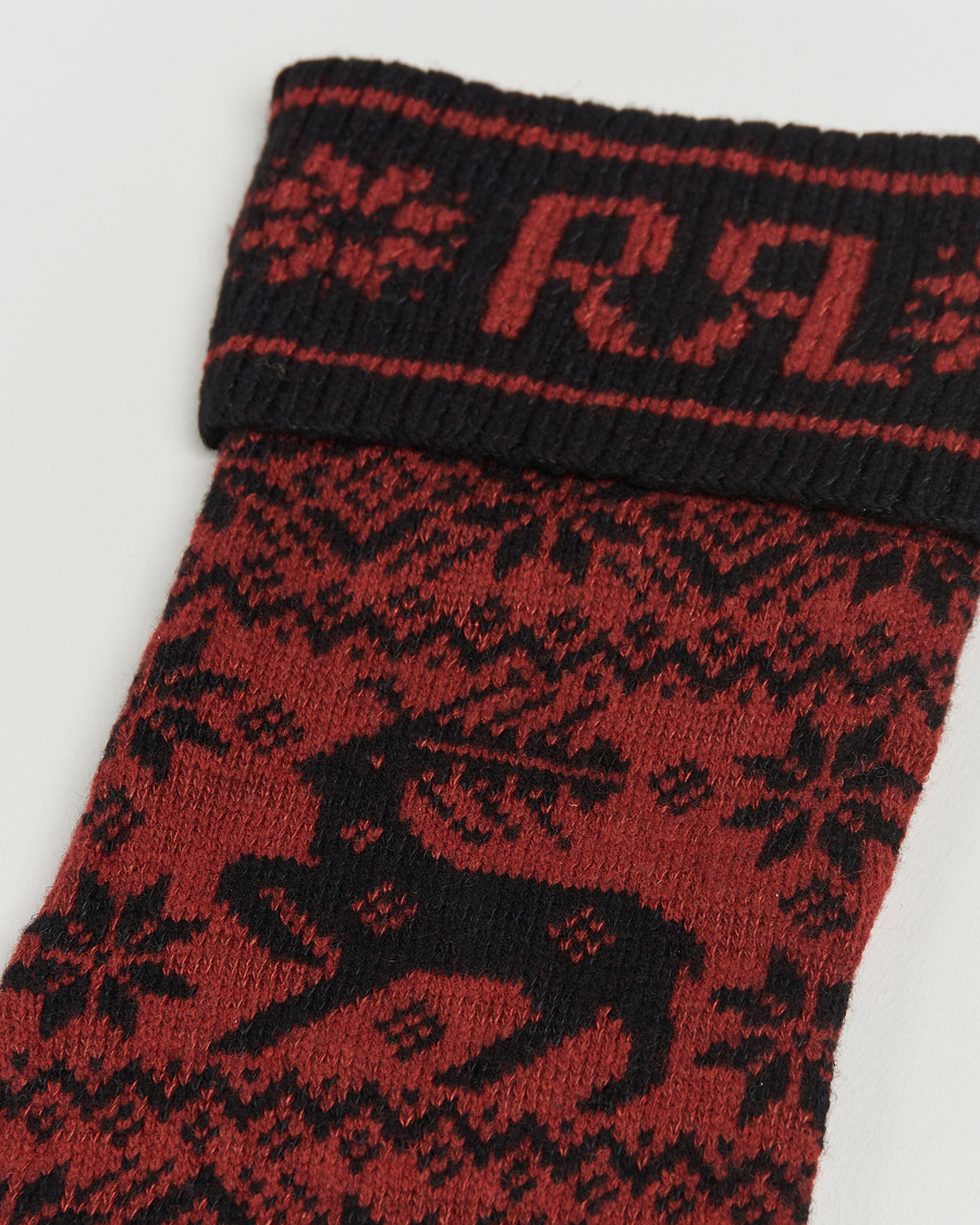 Men | Christmas Gift Ideas | RRL | Holiday Stocking Red/Black