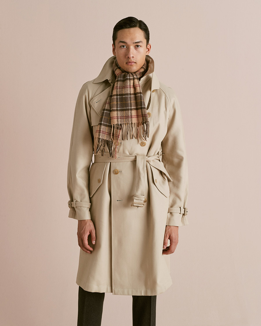 Men | Coats & Jackets | Ralph Lauren Purple Label | Classic Trench Coat Khaki Stone