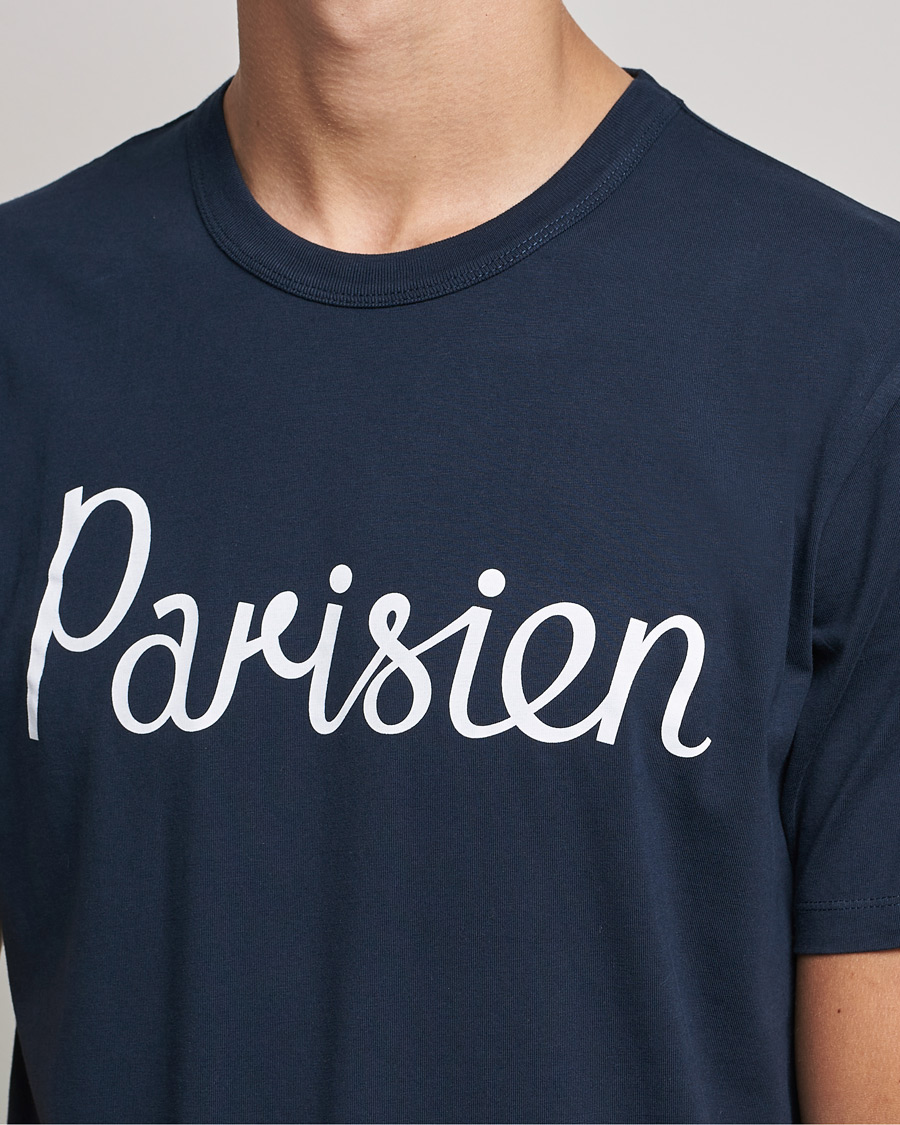 Men | T-Shirts | Maison Kitsuné | Parisien Tee Navy