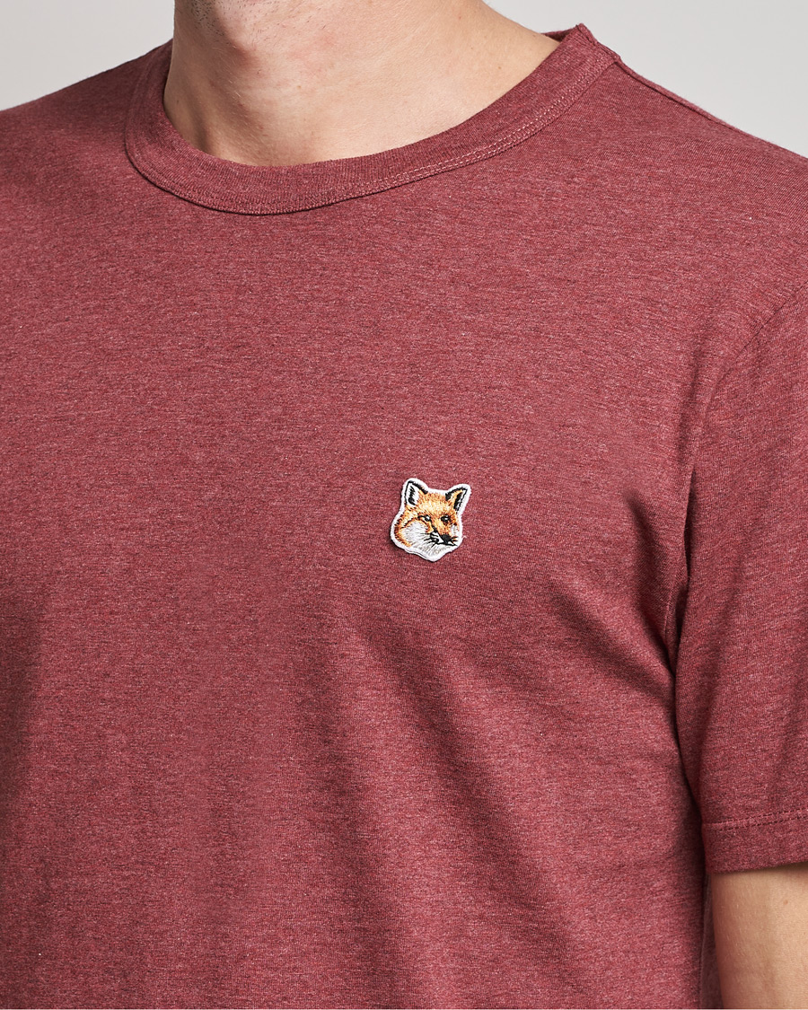 Men | T-Shirts | Maison Kitsuné | Fox Head Tee Wine
