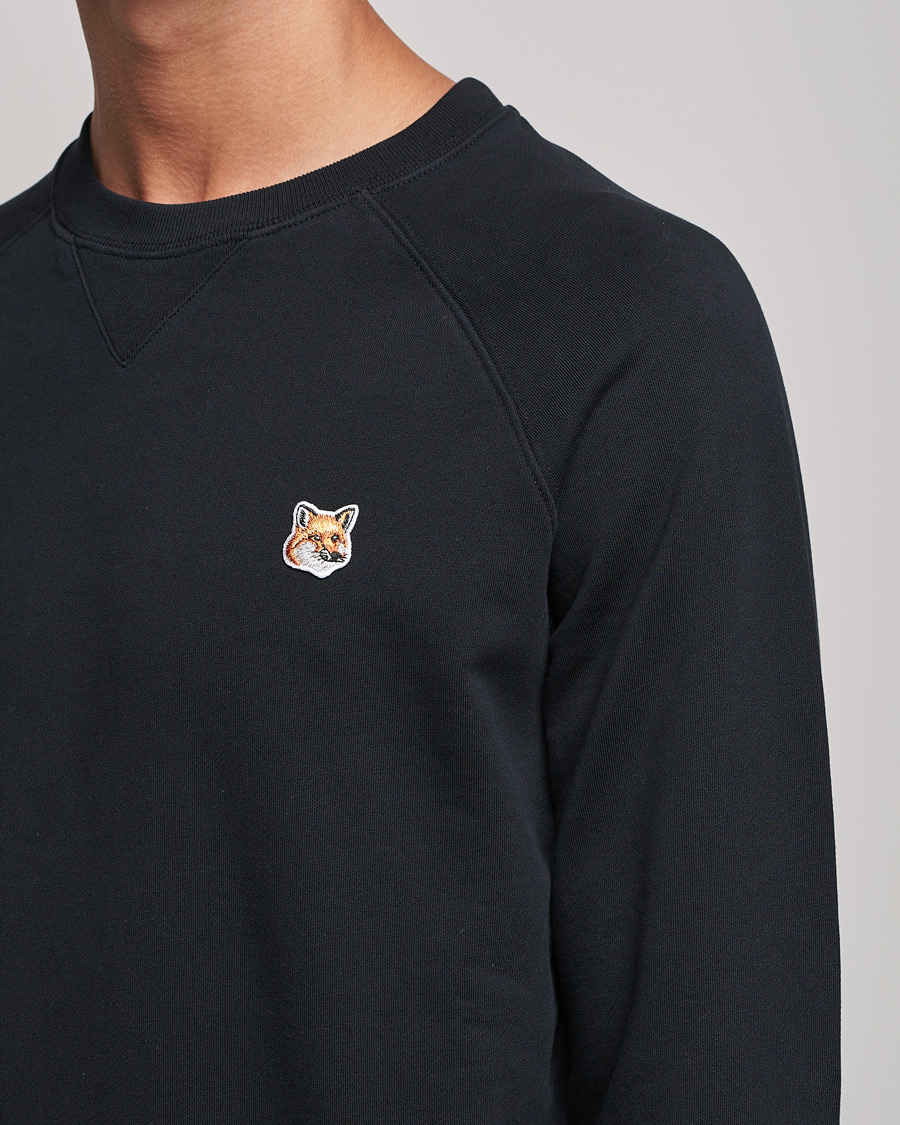 Men | Sweaters & Knitwear | Maison Kitsuné | Fox Head Sweatshirt Black