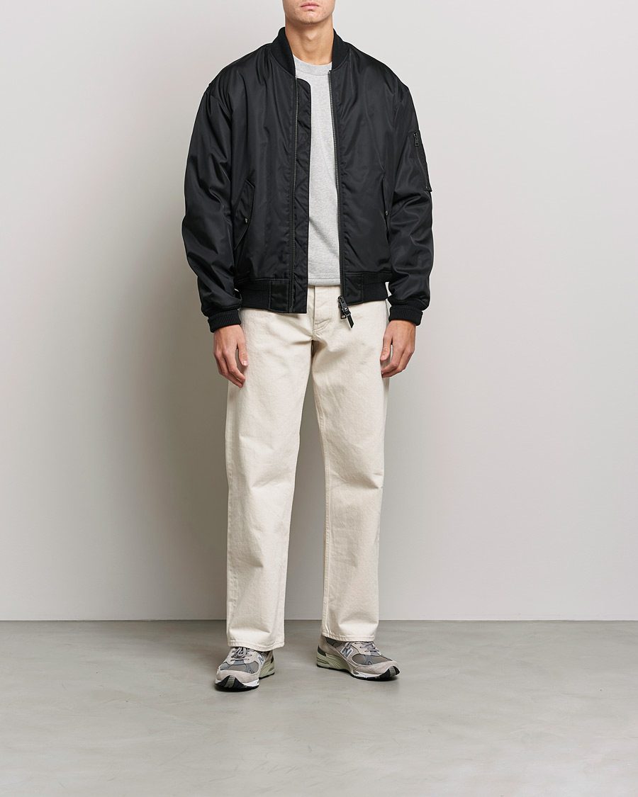 Men | Coats & Jackets | Maison Kitsuné | Bomber Jacket Black
