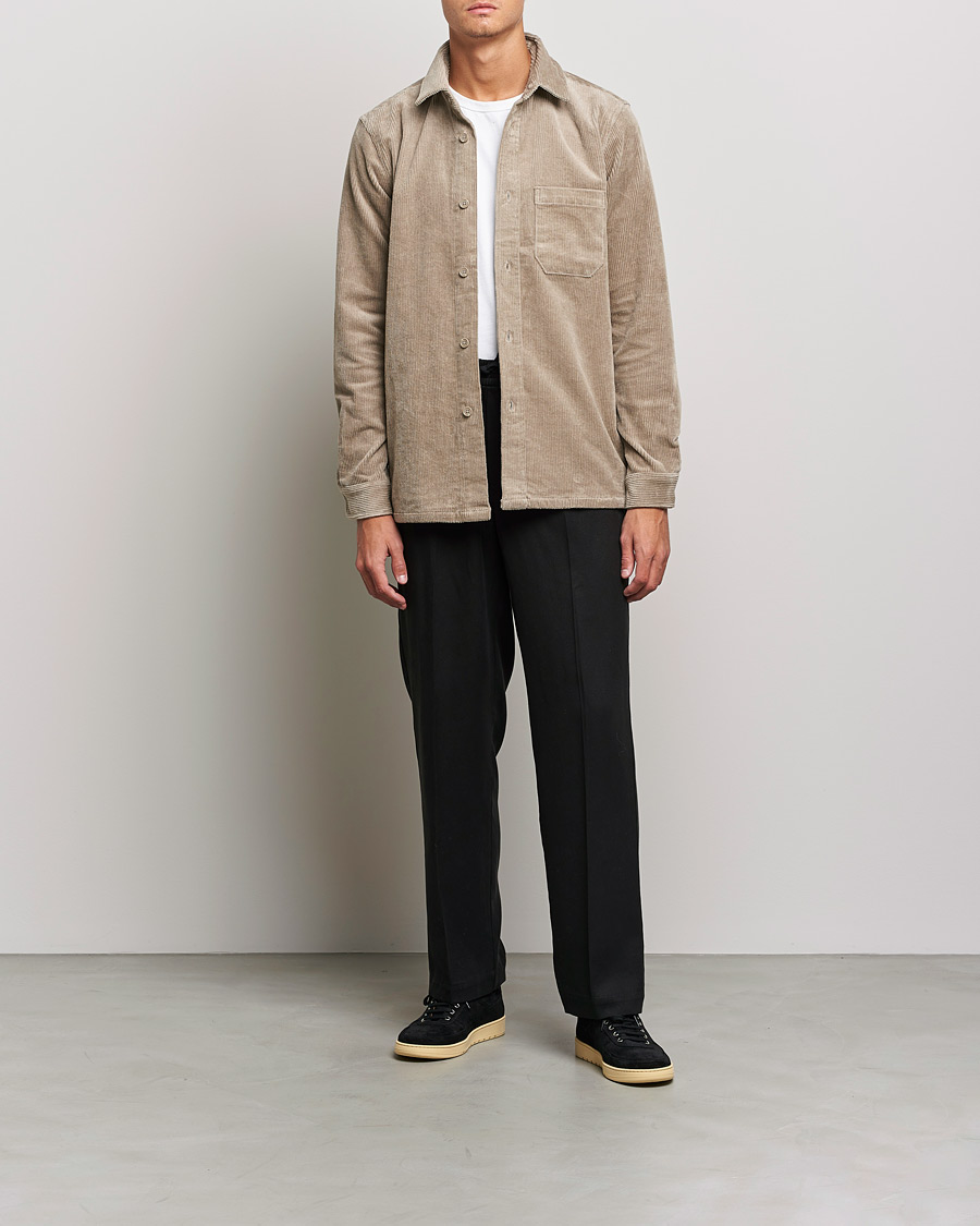 Men | Shirts | Samsøe Samsøe | Samsøe & Samsøe Waltones Corduroy Overshirt Winter Twig