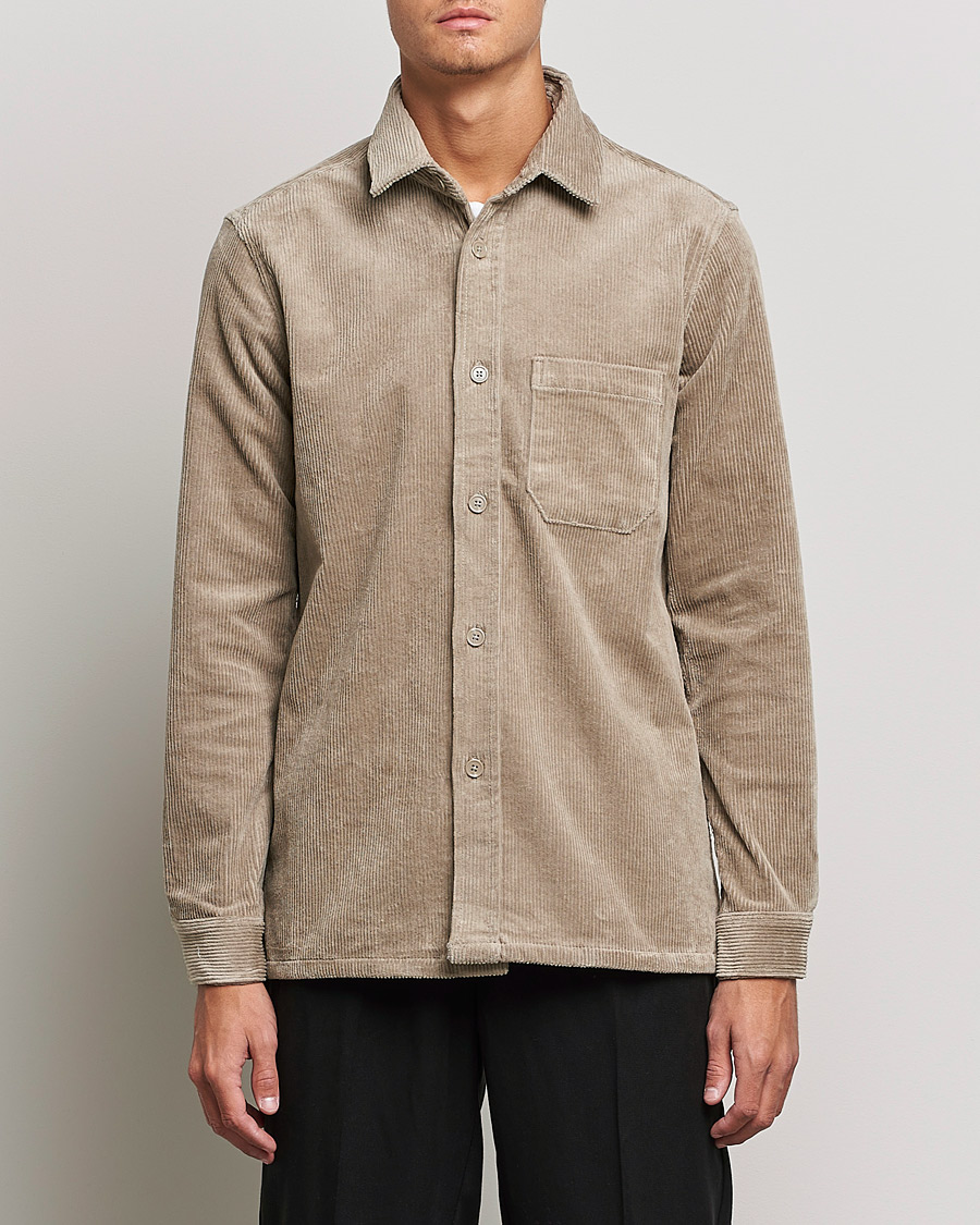 Men | Shirts | Samsøe Samsøe | Samsøe & Samsøe Waltones Corduroy Overshirt Winter Twig