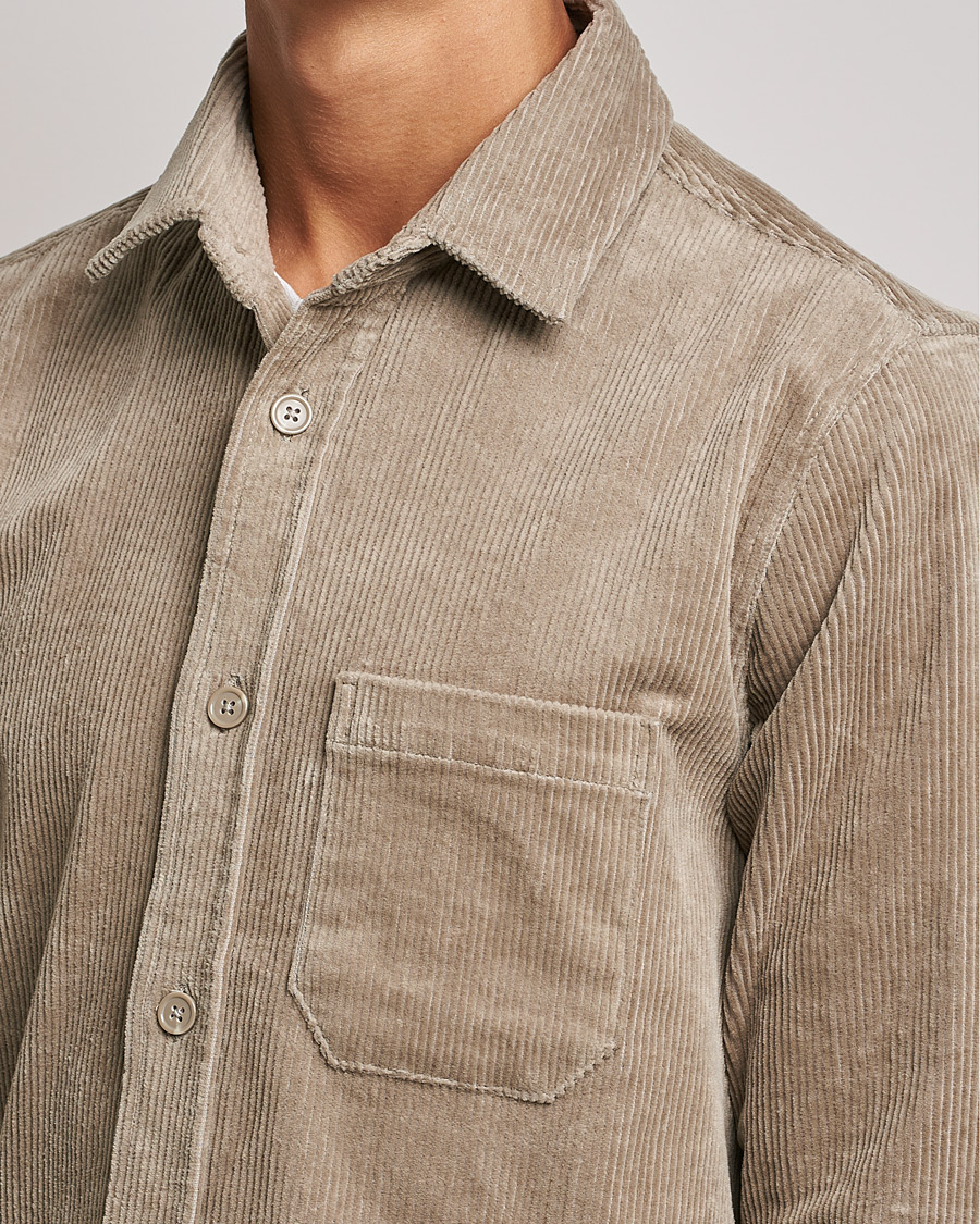 Men | Shirts | Samsøe Samsøe | Samsøe & Samsøe Waltones Corduroy Overshirt Winter Twig