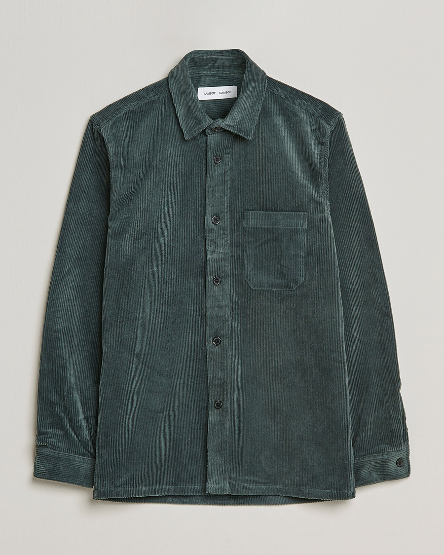 Men | Shirts | Samsøe Samsøe | Samsøe & Samsøe Waltones Corduroy Overshirt Urban Chic