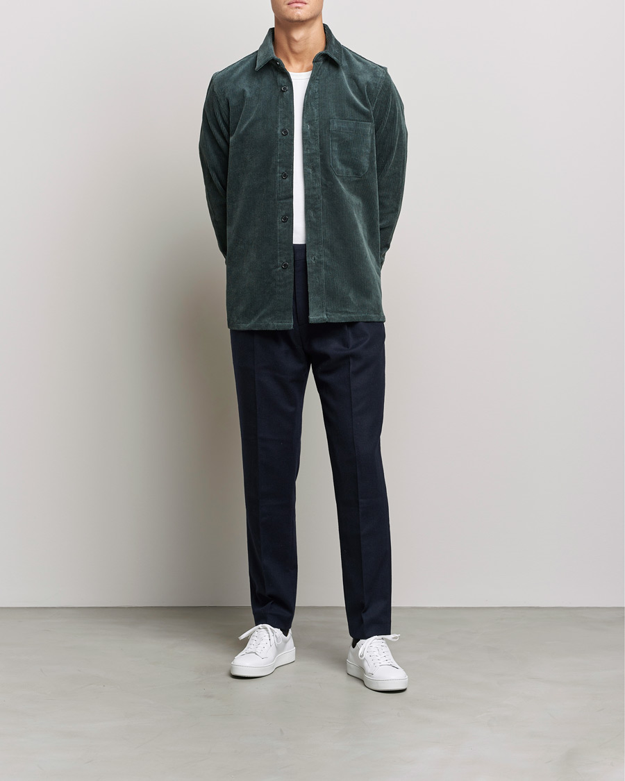 Men | Shirts | Samsøe Samsøe | Samsøe & Samsøe Waltones Corduroy Overshirt Urban Chic