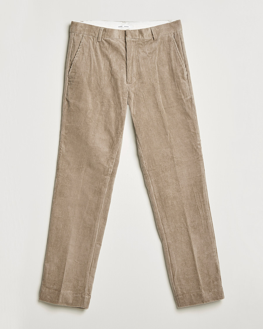 Men | Trousers | Samsøe Samsøe | Samsøe & Samsøe Felix Corduroy Trousers Winter Twig