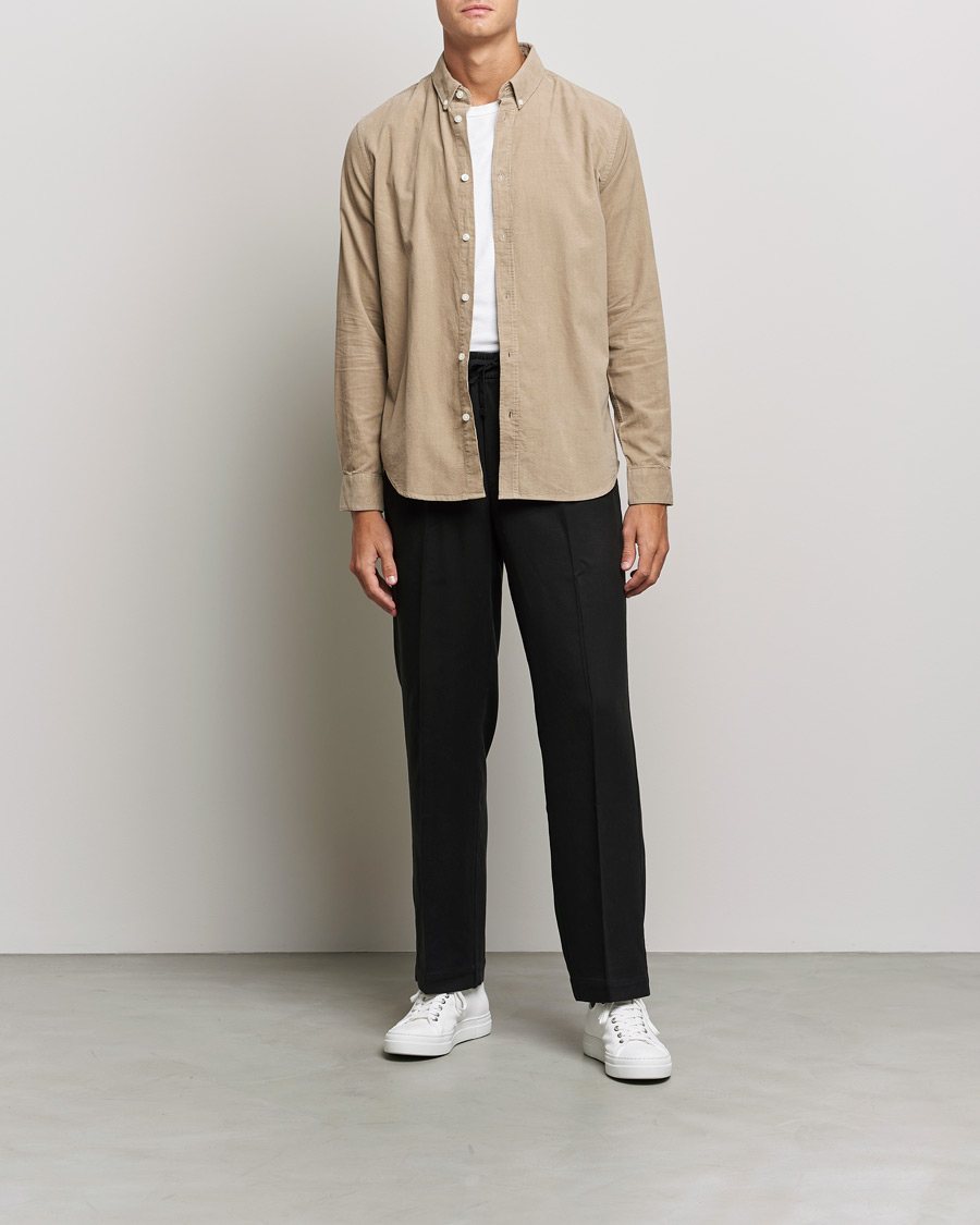 Men | Shirts | Samsøe Samsøe | Samsøe & Samsøe Liam Organic Cotton Shirt Winter Twig