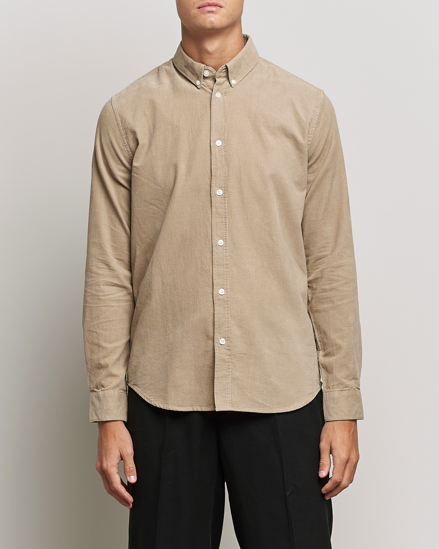Men | Shirts | Samsøe Samsøe | Samsøe & Samsøe Liam Organic Cotton Shirt Winter Twig