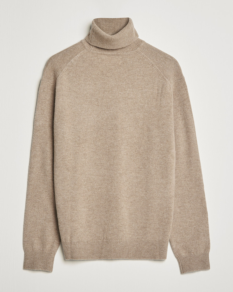 Men | Sweaters & Knitwear | Samsøe Samsøe | Samsøe & Samsøe Viktor Wool Knitted Roll Neck Winter Twig