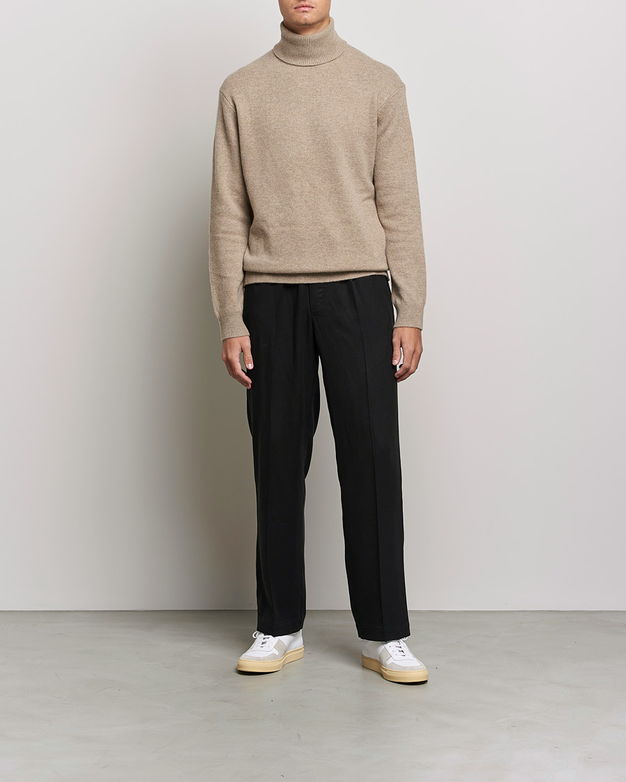 Men | Sweaters & Knitwear | Samsøe Samsøe | Samsøe & Samsøe Viktor Wool Knitted Roll Neck Winter Twig