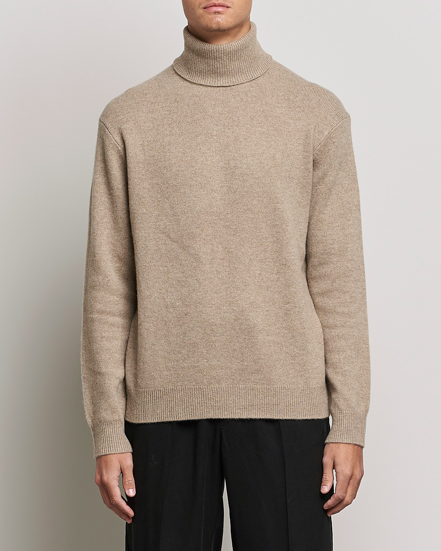 Men | Sweaters & Knitwear | Samsøe Samsøe | Samsøe & Samsøe Viktor Wool Knitted Roll Neck Winter Twig