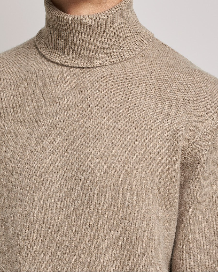 Men | Sweaters & Knitwear | Samsøe Samsøe | Samsøe & Samsøe Viktor Wool Knitted Roll Neck Winter Twig