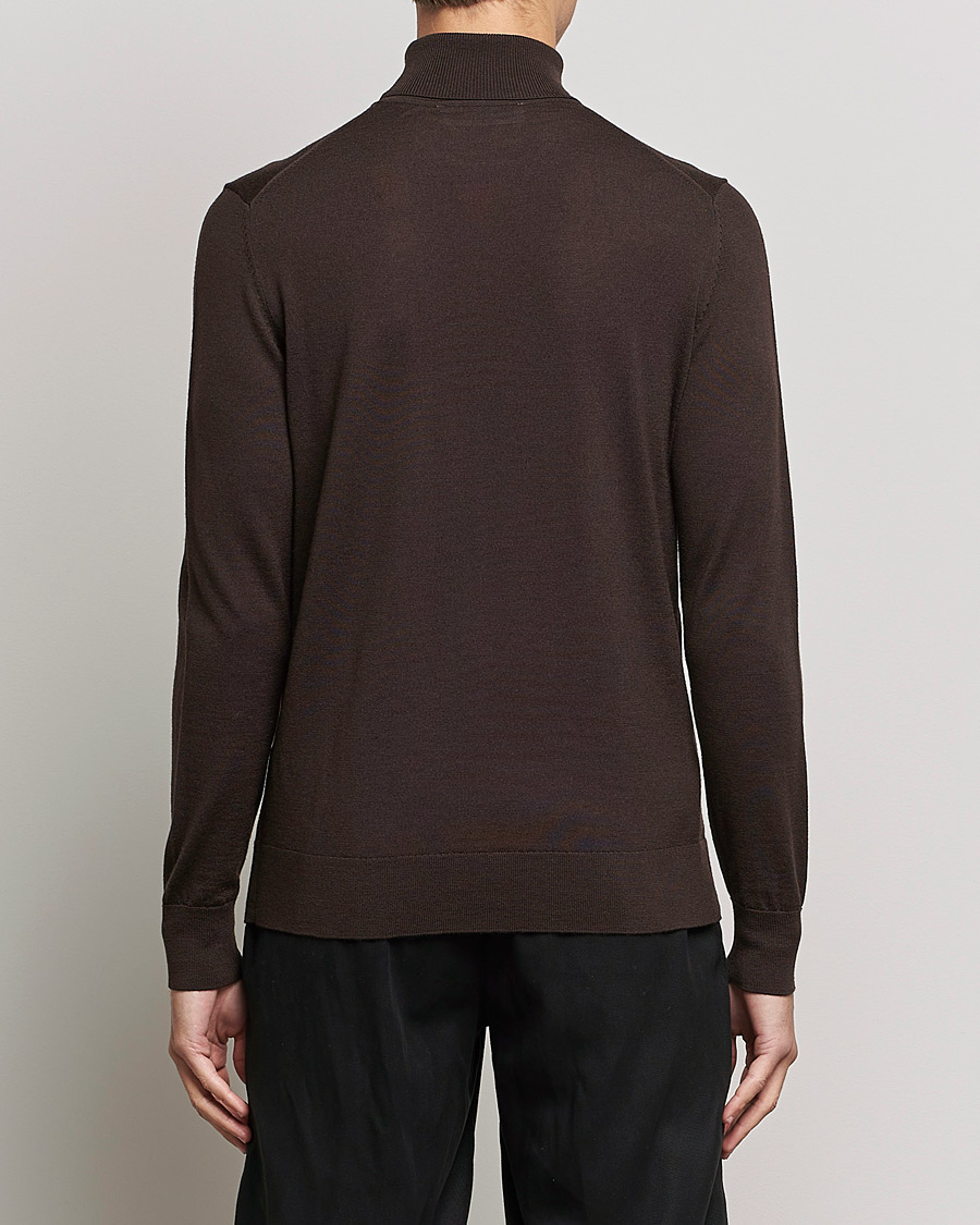 Men | Sweaters & Knitwear | Samsøe Samsøe | Samsøe & Samsøe Flemming Superfine Merino Wool Roll Neck Mole