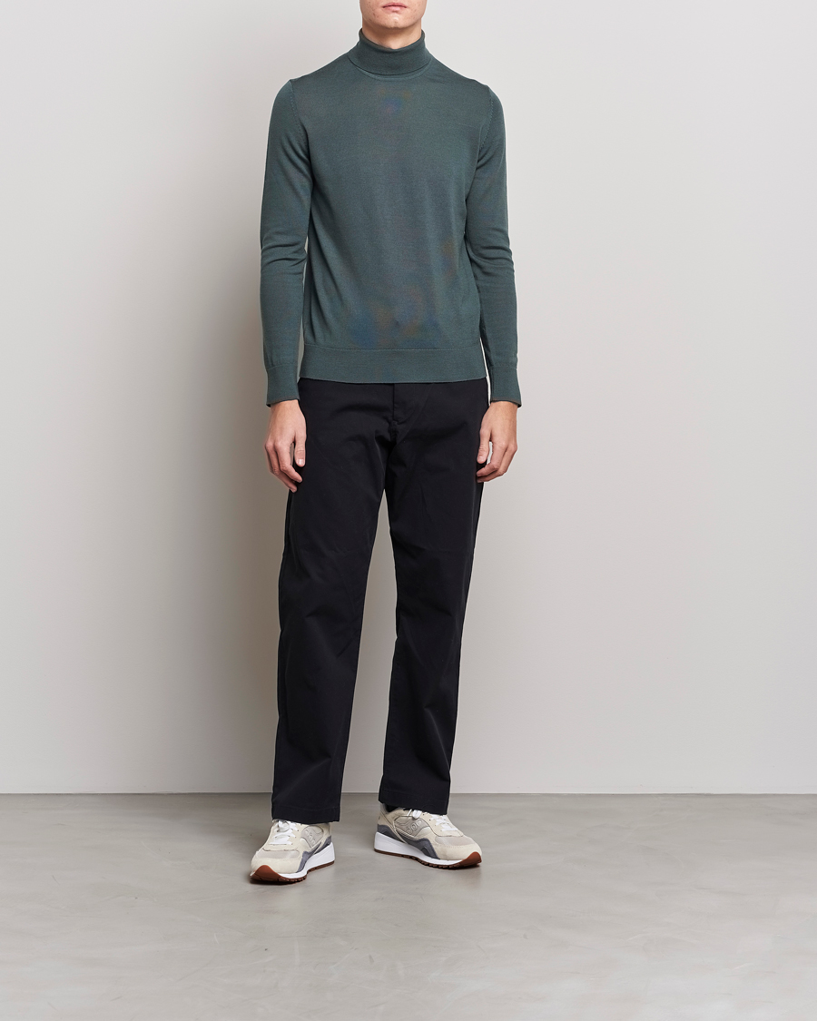 Men | Sweaters & Knitwear | Samsøe Samsøe | Samsøe & Samsøe Flemming Superfine Merino Wool Roll Neck Urban Chic