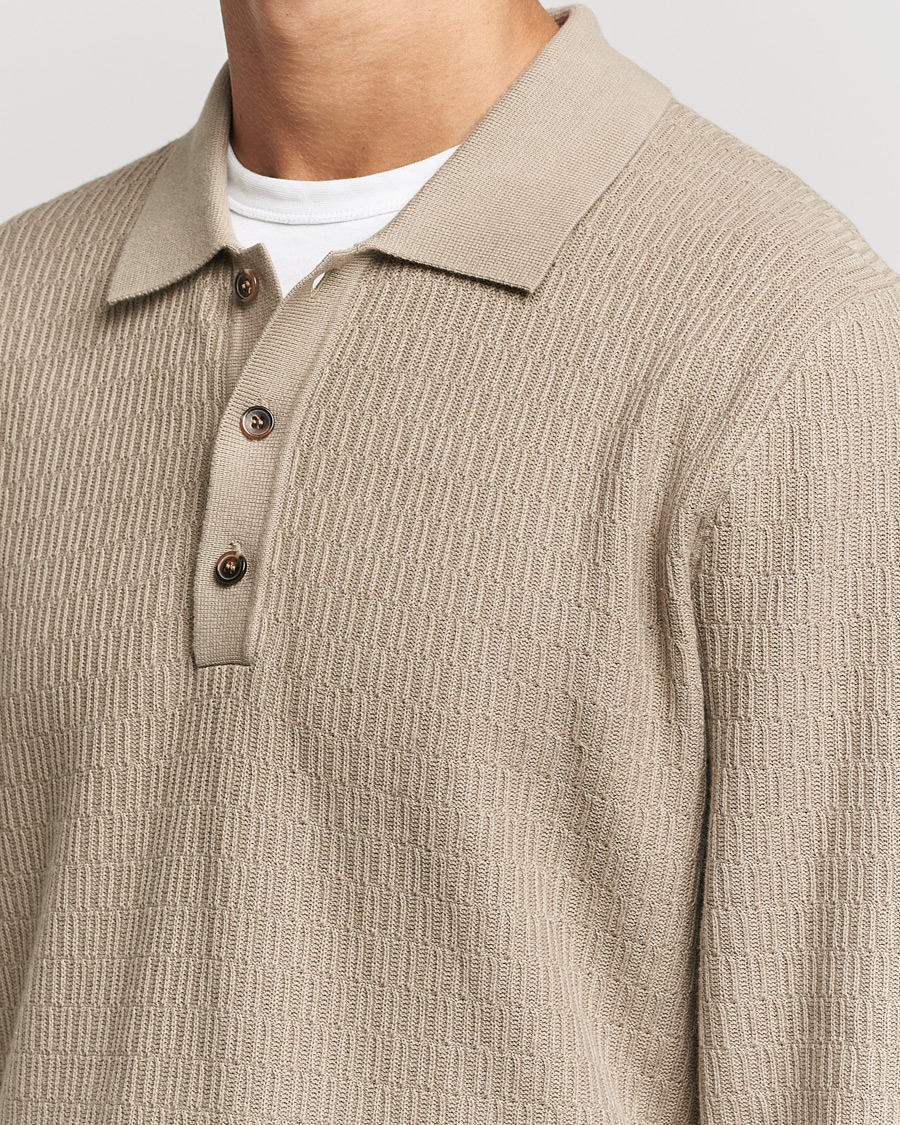 Men | Sweaters & Knitwear | Samsøe Samsøe | Samsøe & Samsøe Joey Knitted Polo Winter Twig