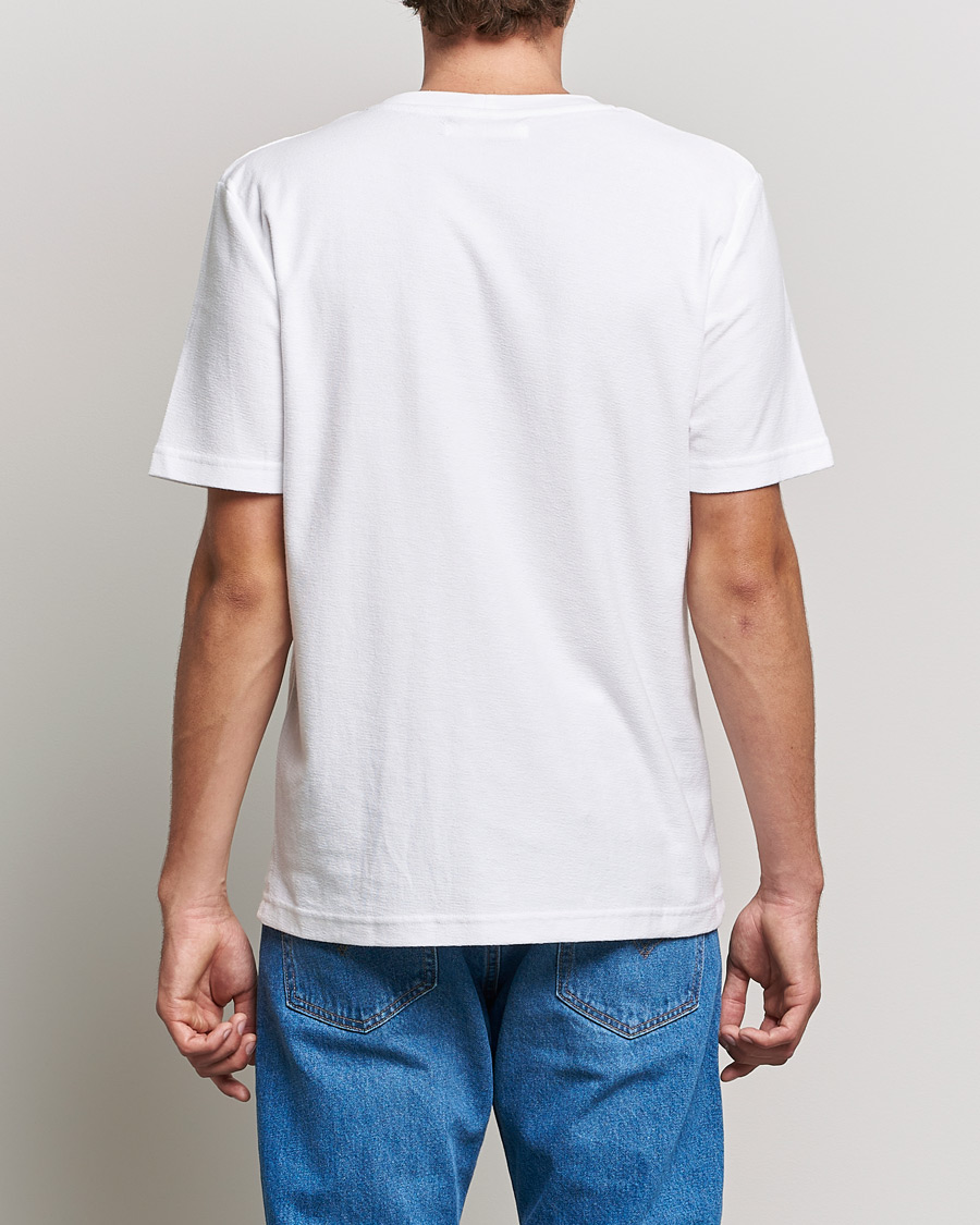 Men | T-Shirts | Samsøe Samsøe | Samsøe & Samsøe Odin Terry Organic Cotton T-Shirt White