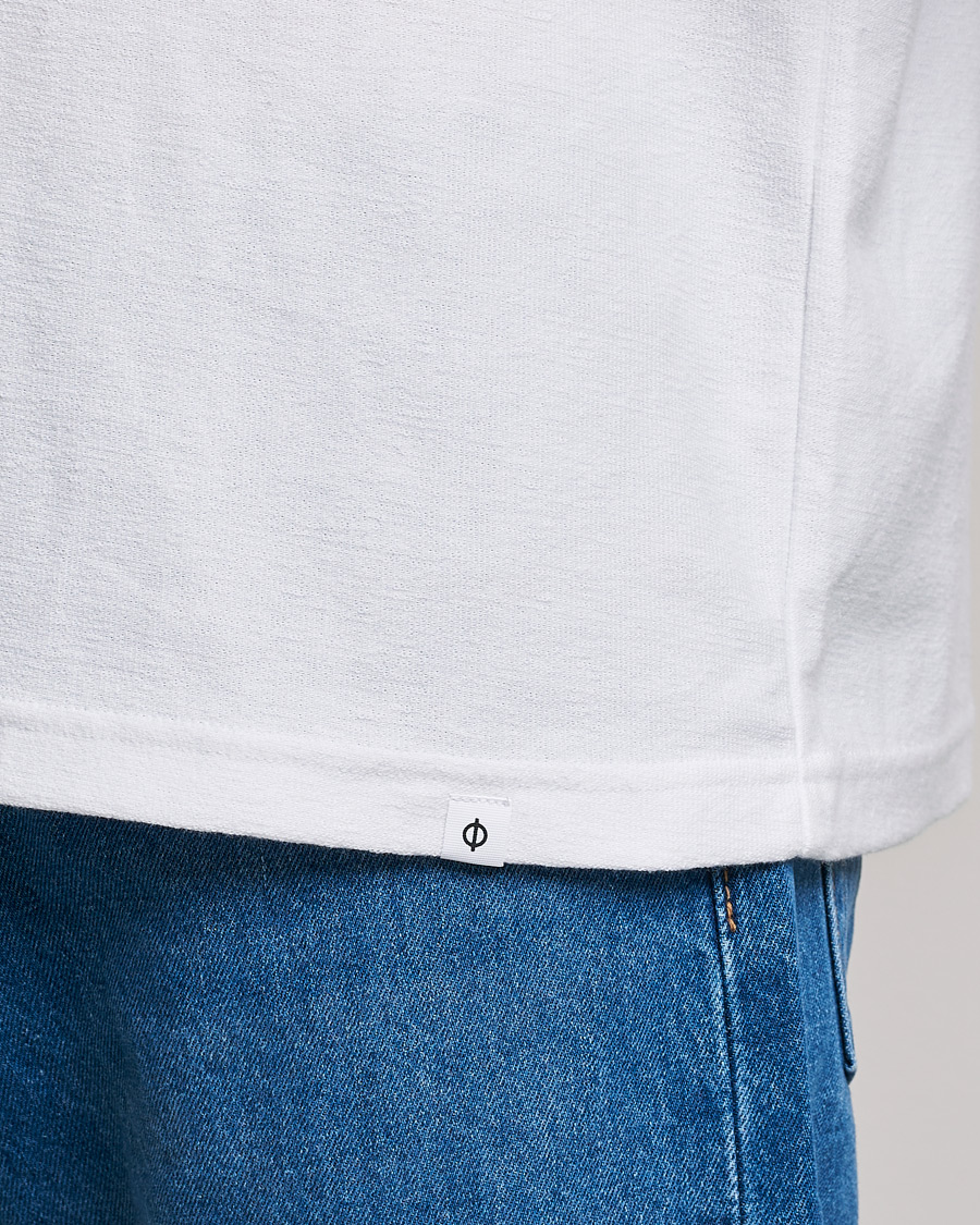 Men | T-Shirts | Samsøe Samsøe | Samsøe & Samsøe Odin Terry Organic Cotton T-Shirt White