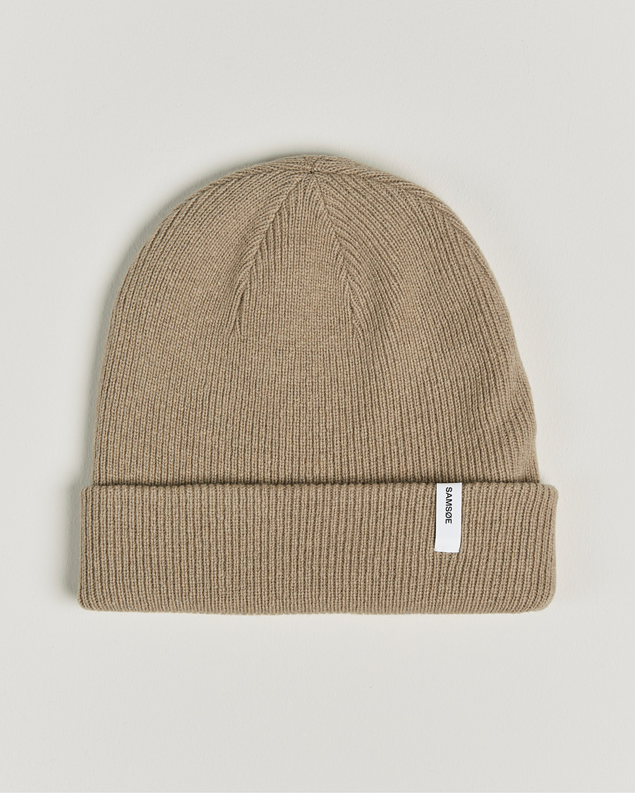 Men | Samsøe & Samsøe Lambswool Beanie Winter Twig | Samsøe Samsøe | Samsøe & Samsøe Lambswool Beanie Winter Twig