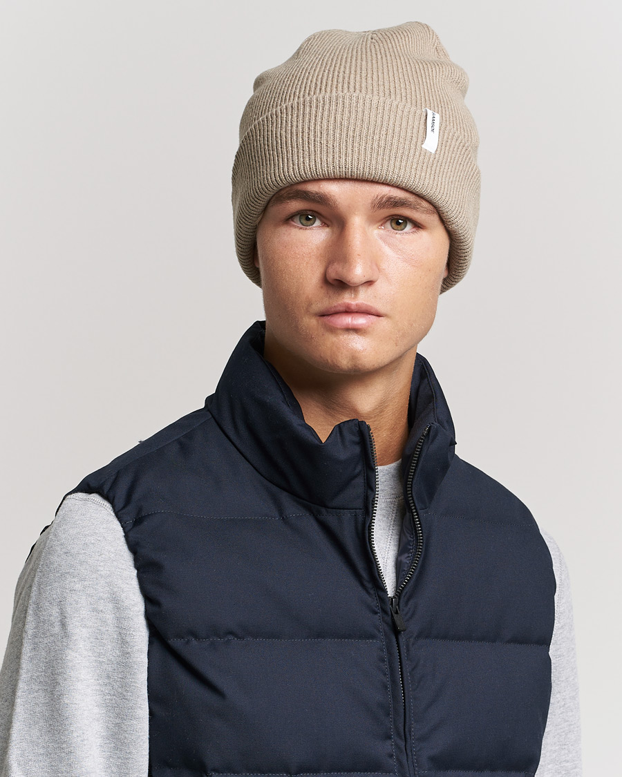 Men | Samsøe & Samsøe Lambswool Beanie Winter Twig | Samsøe Samsøe | Samsøe & Samsøe Lambswool Beanie Winter Twig