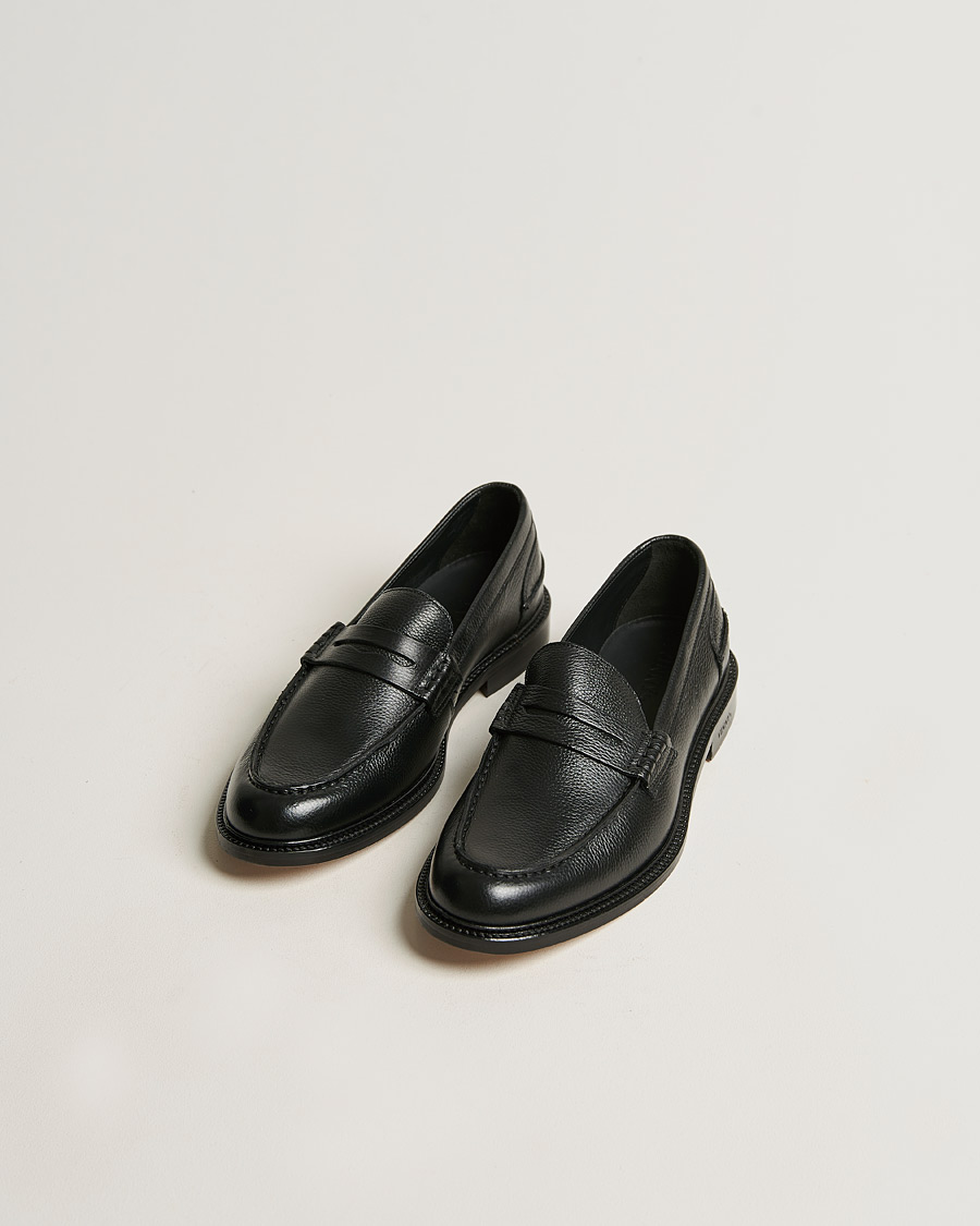 Men | VINNY's Townee Penny Loafer Black Grain | VINNY's | Townee Penny Loafer Black Grain