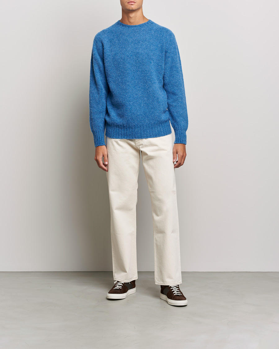 Men | Sweaters & Knitwear | Howlin' | Brushed Wool Sweater Apollo