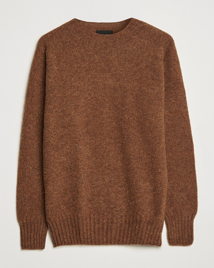 Men | Sweaters & Knitwear | Howlin' | Brushed Wool Sweater Nuts