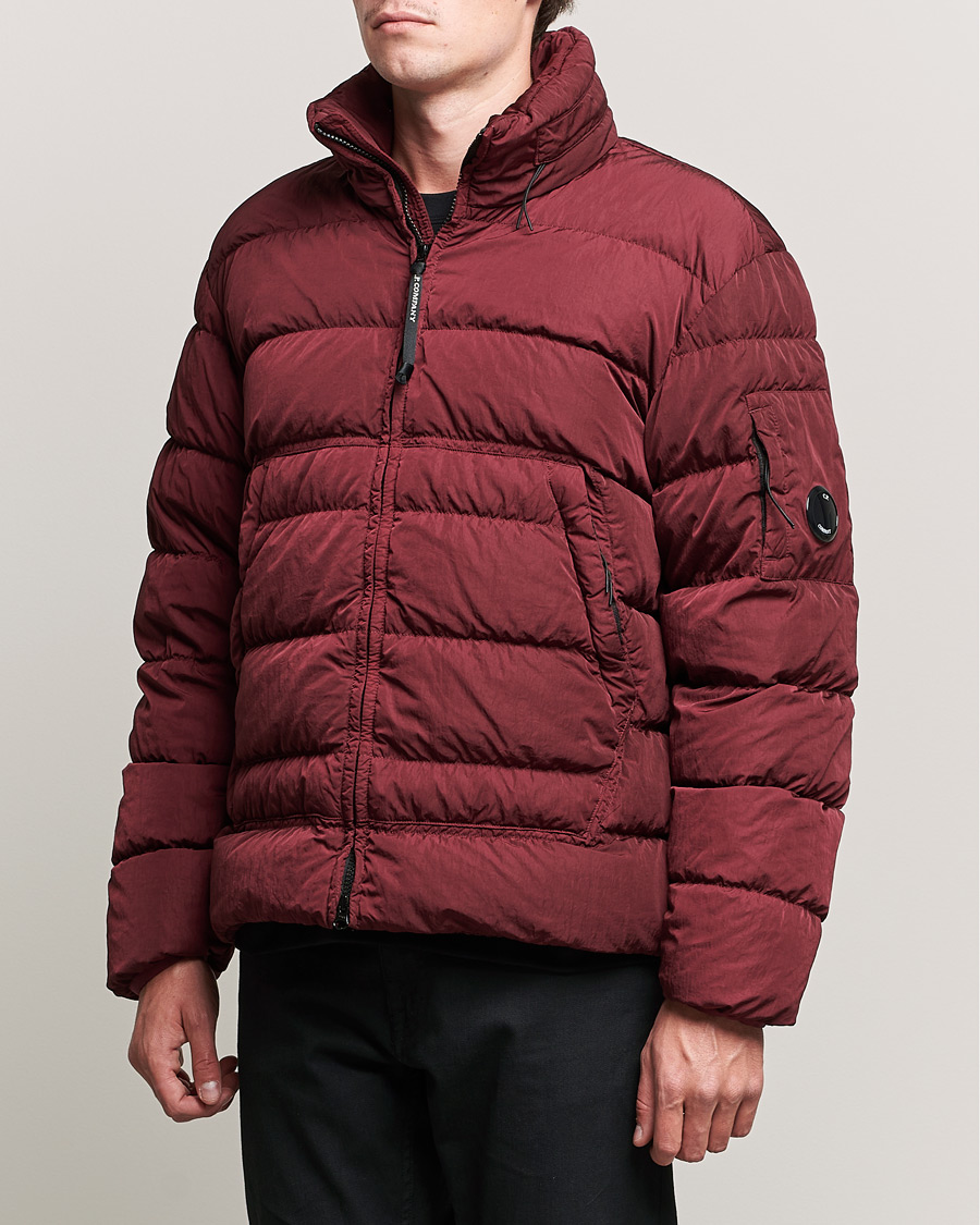 C.P. Company Eco-Chrome R Lightweight Down Jacket Wine at