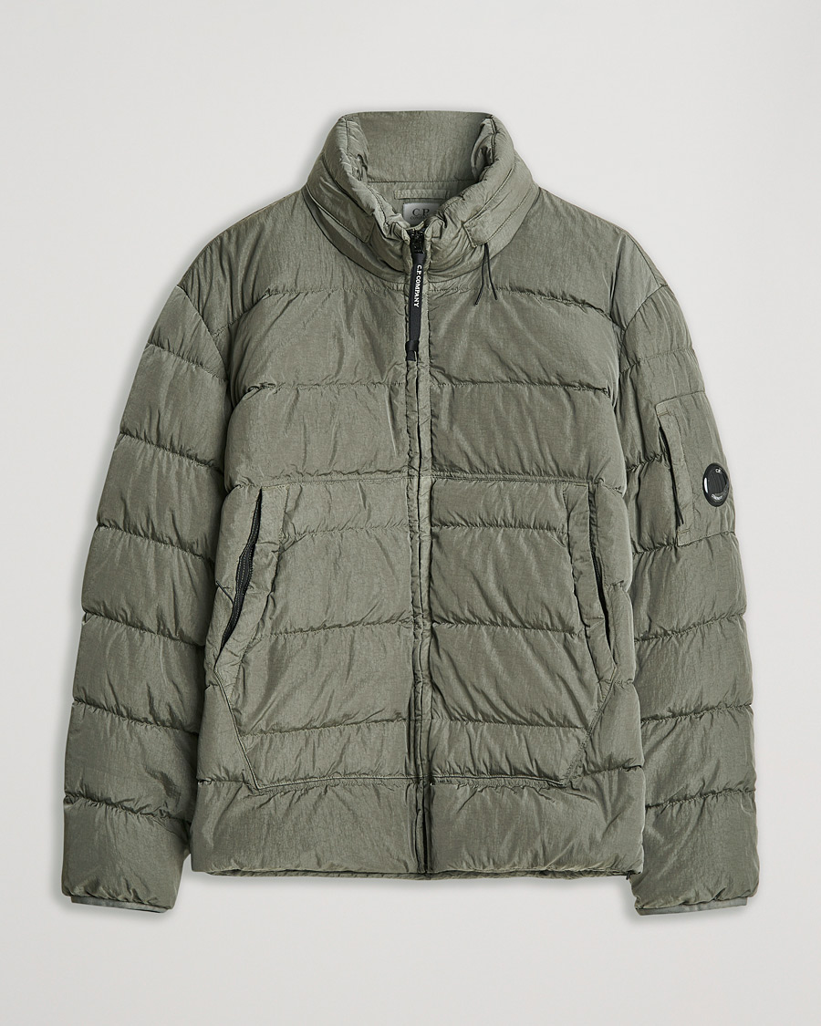 Men | Coats & Jackets | C.P. Company | Eco-Chrome R Lightweight Down Jacket Green