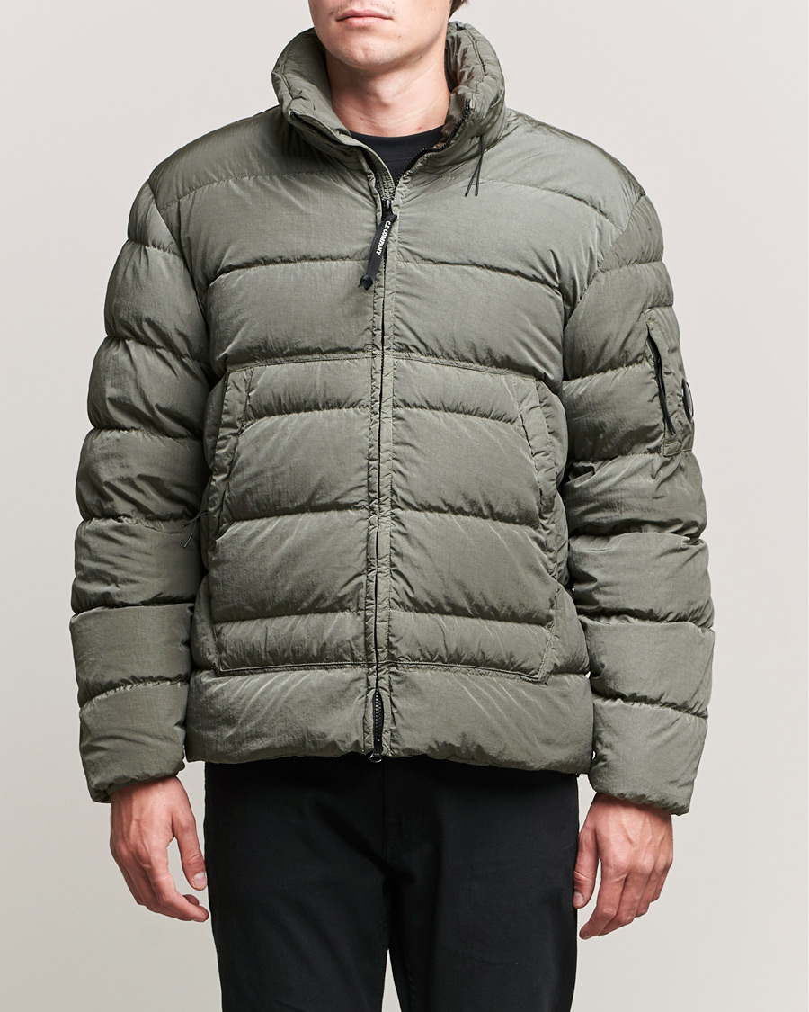Men | Coats & Jackets | C.P. Company | Eco-Chrome R Lightweight Down Jacket Green